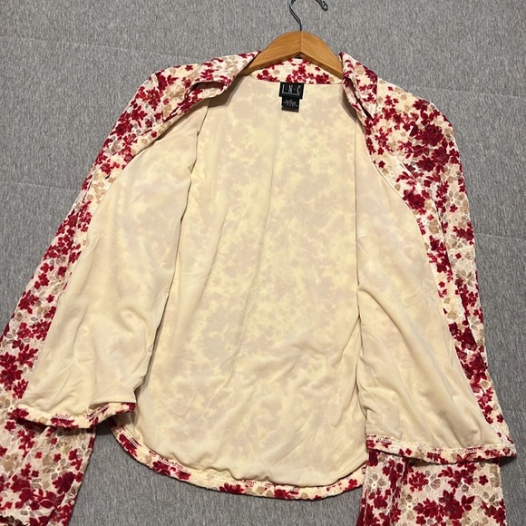 INC International Concepts Floral Lace Blouse - Picture 3 of 7